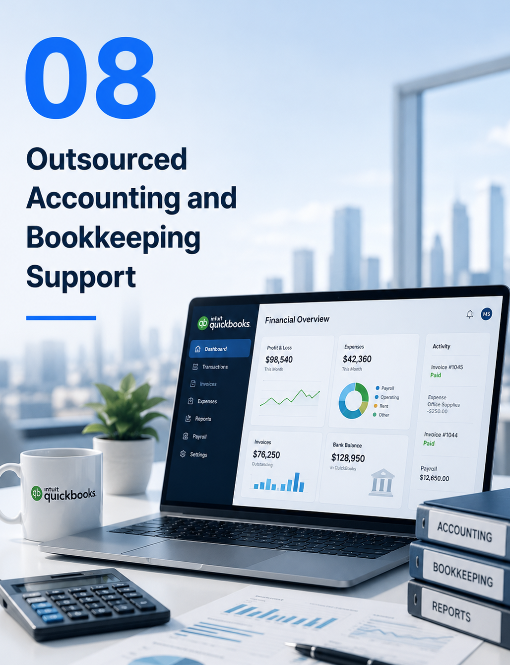 Outsourced Accounting and Bookkeeping Support